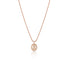 0.94ct champagne diamond halo oval pendant necklace <span class='visuallyhidden'>Call, text 323-404-2959 for shopping help.</span>